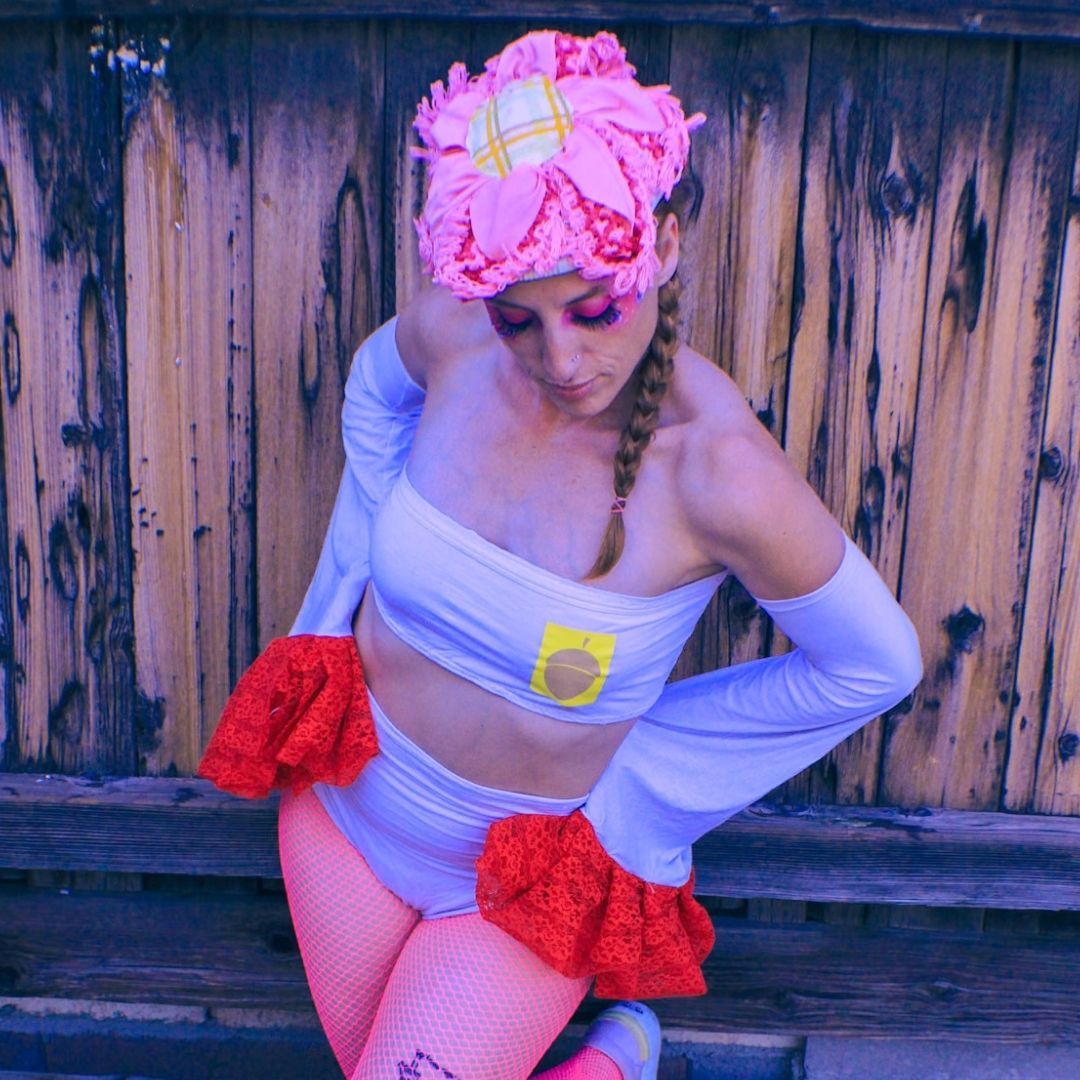 Sandy Cheeks-Inspired 4-Piece Set – Handmade & Upcycled