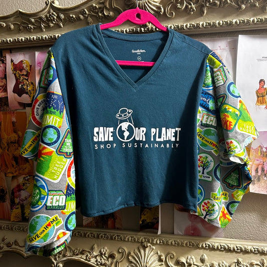 Save the Earth Hippie T-Shirt - The Modern Alien