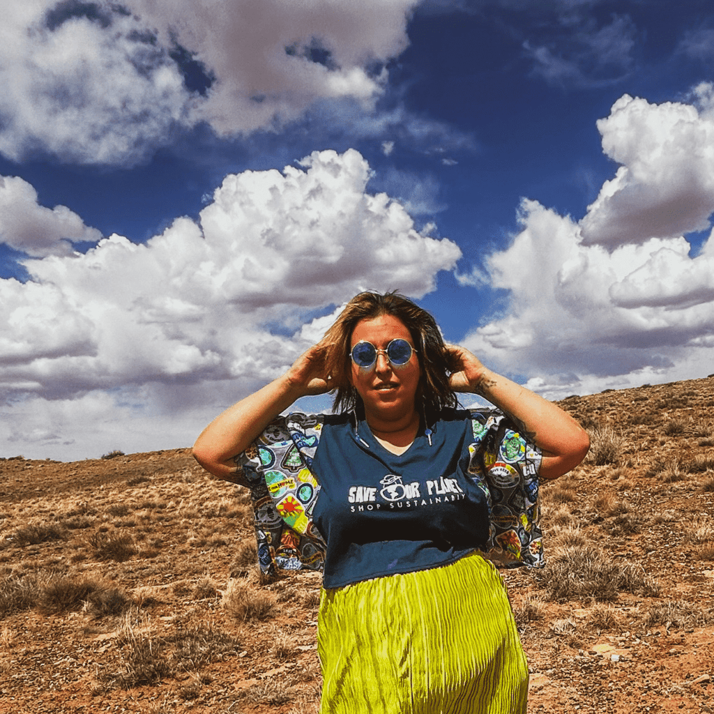 Save the Earth Hippie T-Shirt – Handmade & Upcycled - The Modern Alien