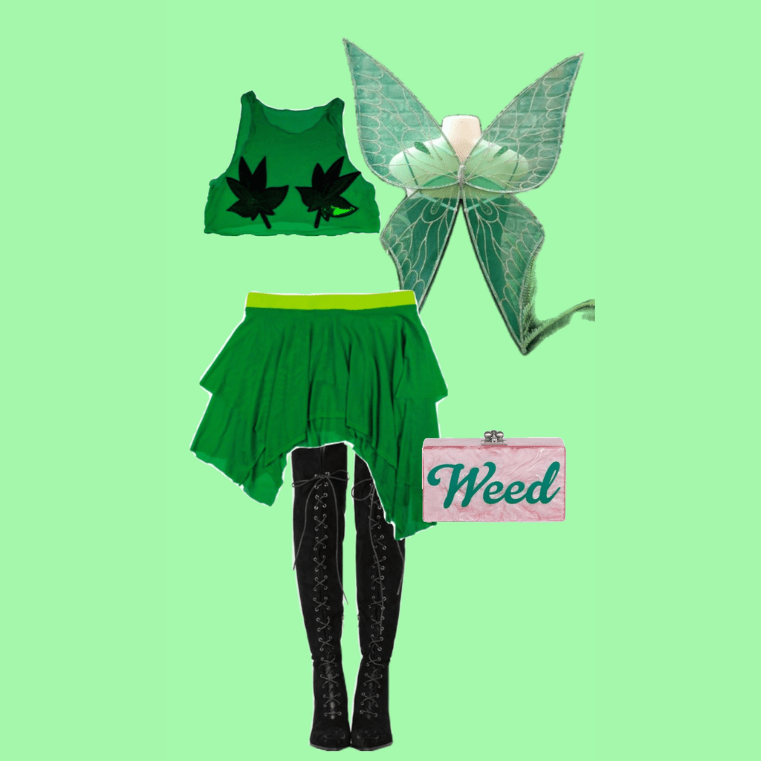 Sheer Green Two - Piece Set – Handmade & Upcycled - The Modern Alien