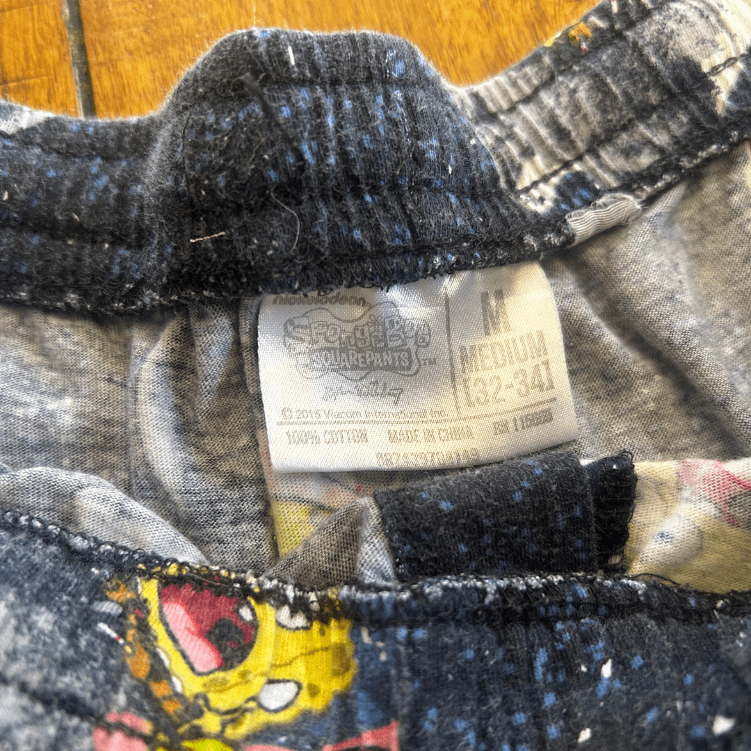 Space Sponge Crop Top & Ruffle Shorts Set – Handmade from Upcycled Pajamas - The Modern Alien