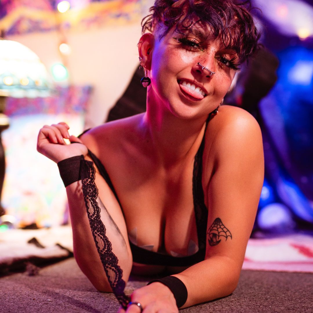 Strapped in Desire Bondage Dress – Handmade & Upcycled - The Modern Alien