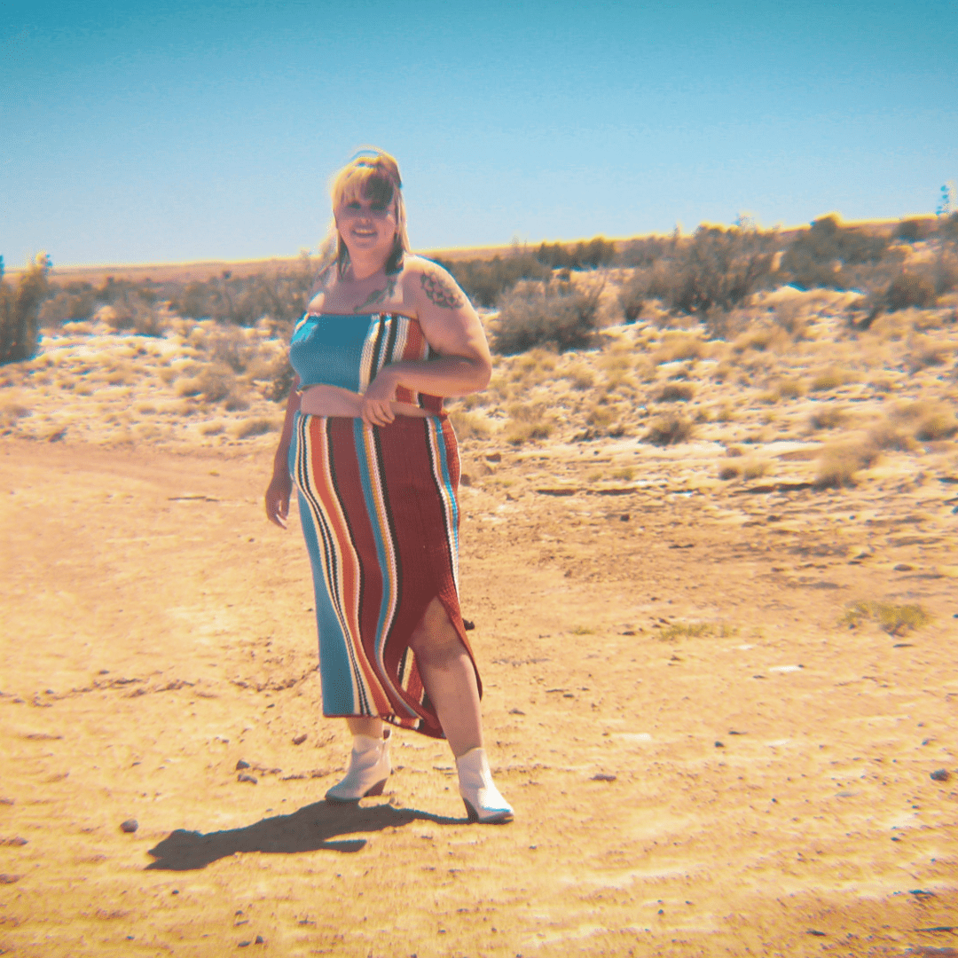 Striped Crochet Tube Top & Maxi Skirt Set – Handmade & Upcycled - The Modern Alien