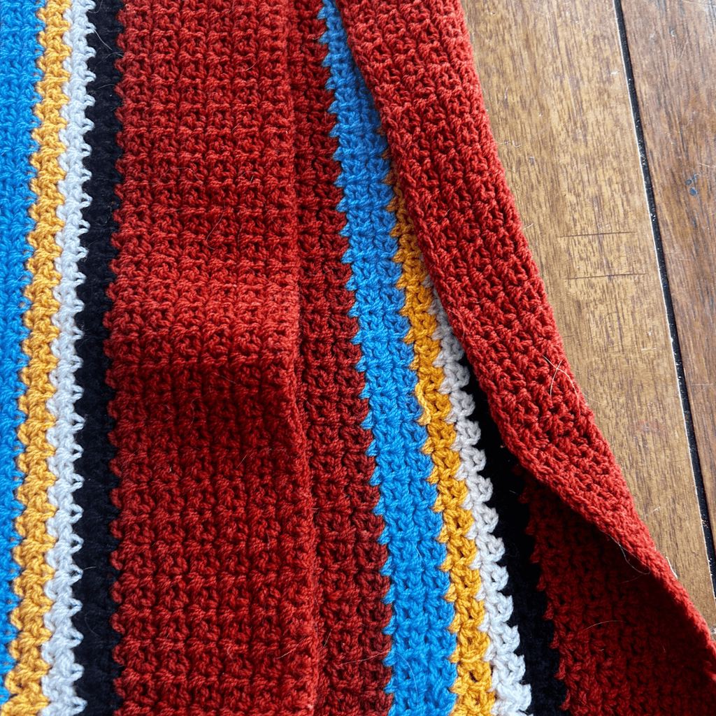 Striped Crochet Tube Top & Maxi Skirt Set – Handmade & Upcycled - The Modern Alien