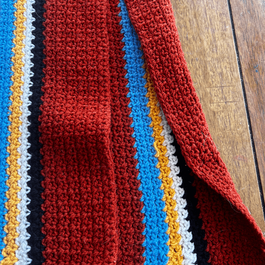 Striped Crochet Tube Top & Maxi Skirt Set – Handmade & Upcycled - The Modern Alien