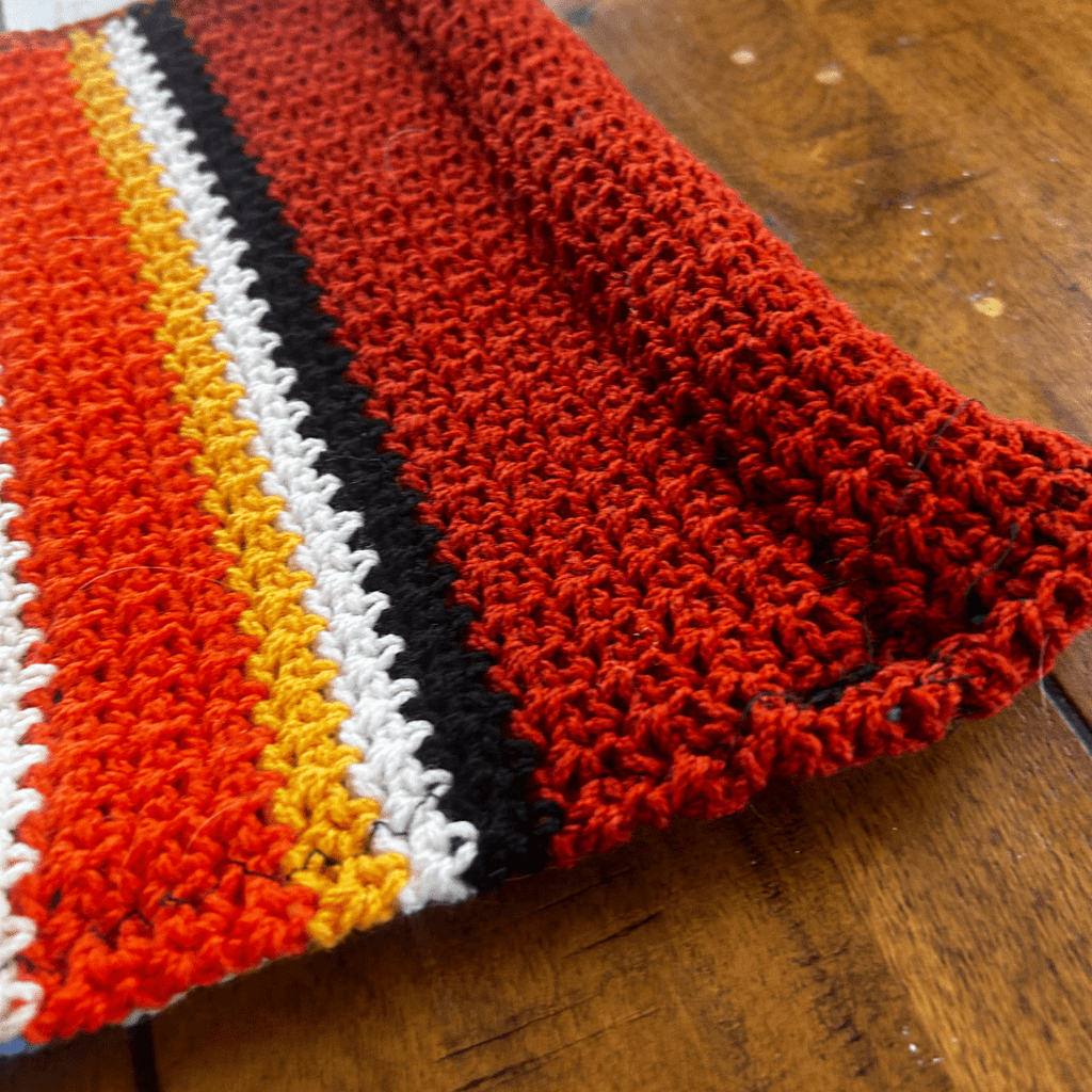 Striped Crochet Tube Top & Maxi Skirt Set – Handmade & Upcycled - The Modern Alien