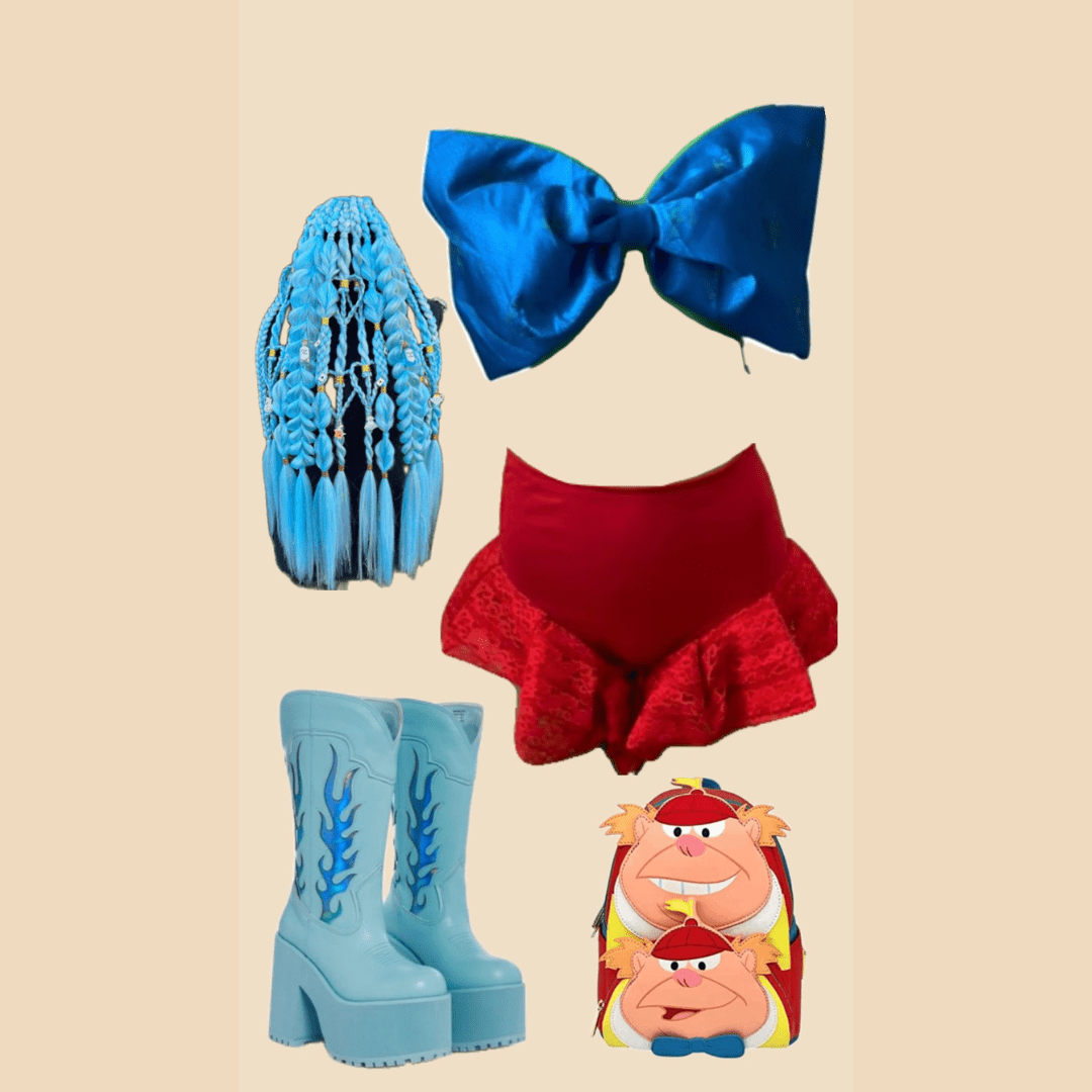 Tweedle Dee & Tweedle Dum Inspired Set – Handmade & Upcycled - The Modern Alien