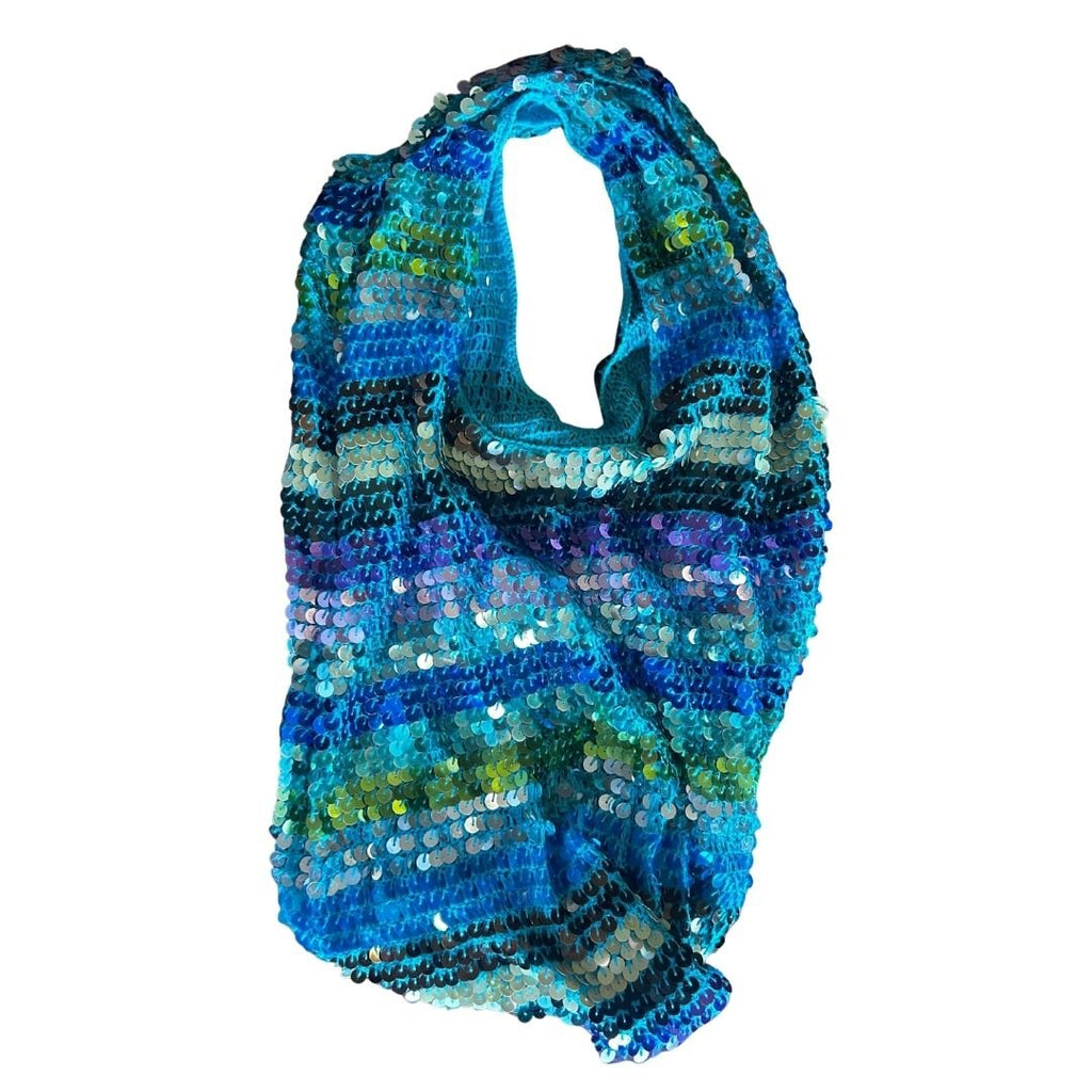 Upcycled Sequin Bag – Made from a Tank Top | One - of - a - Kind | Handmade in Arizona - The Modern Alien