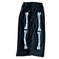 Upcycled Skeleton Maxi Skirt – Handmade from Sheer Joggers | One - of - a - Kind | Reworked in Arizona 🦴 Spooky, Sheer & Sustainable – Only 1 Available - The Modern Alien