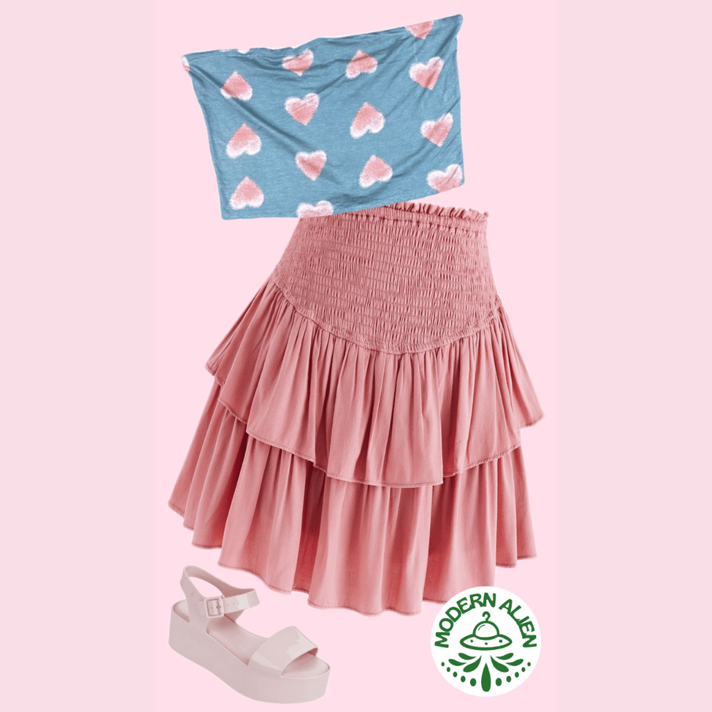 Upcycled Tube Top – Handmade, Sweet & Sustainable - The Modern Alien