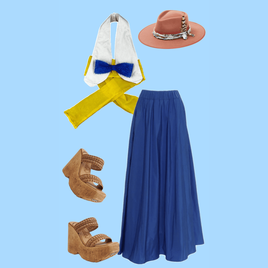 Vintage - Inspired Collared Crop Top – Handmade & One - of - a - Kind - The Modern Alien