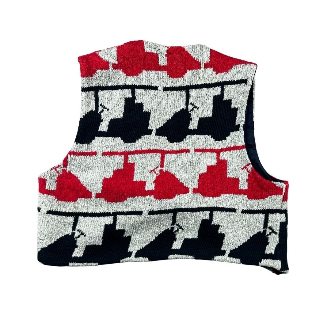 Western Desert Vest Crop Top & Lace Fringe Mini Skirt – Handmade & Upcycled - The Modern Alien