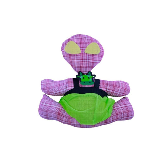 Alien Rave Buddy (16") – Handmade & Upcycled - The Modern Alien