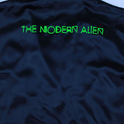 Black and Green The Modern Alien Silk Robe - The Modern Alien