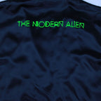 Black & Green Silk Robe – Handmade Statement Loungewear - The Modern Alien