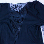 Black Vampire Warrior Bodysuit – Handmade & Upcycled - The Modern Alien