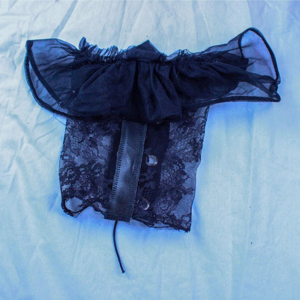 Black Vampire Warrior Bodysuit – Handmade & Upcycled - The Modern Alien