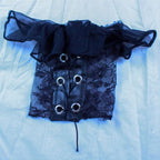 Black Vampire Warrior Bodysuit – Handmade & Upcycled - The Modern Alien