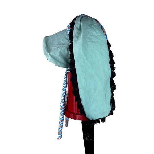 Blue Bunny Bonnet – Handmade & Upcycled - The Modern Alien