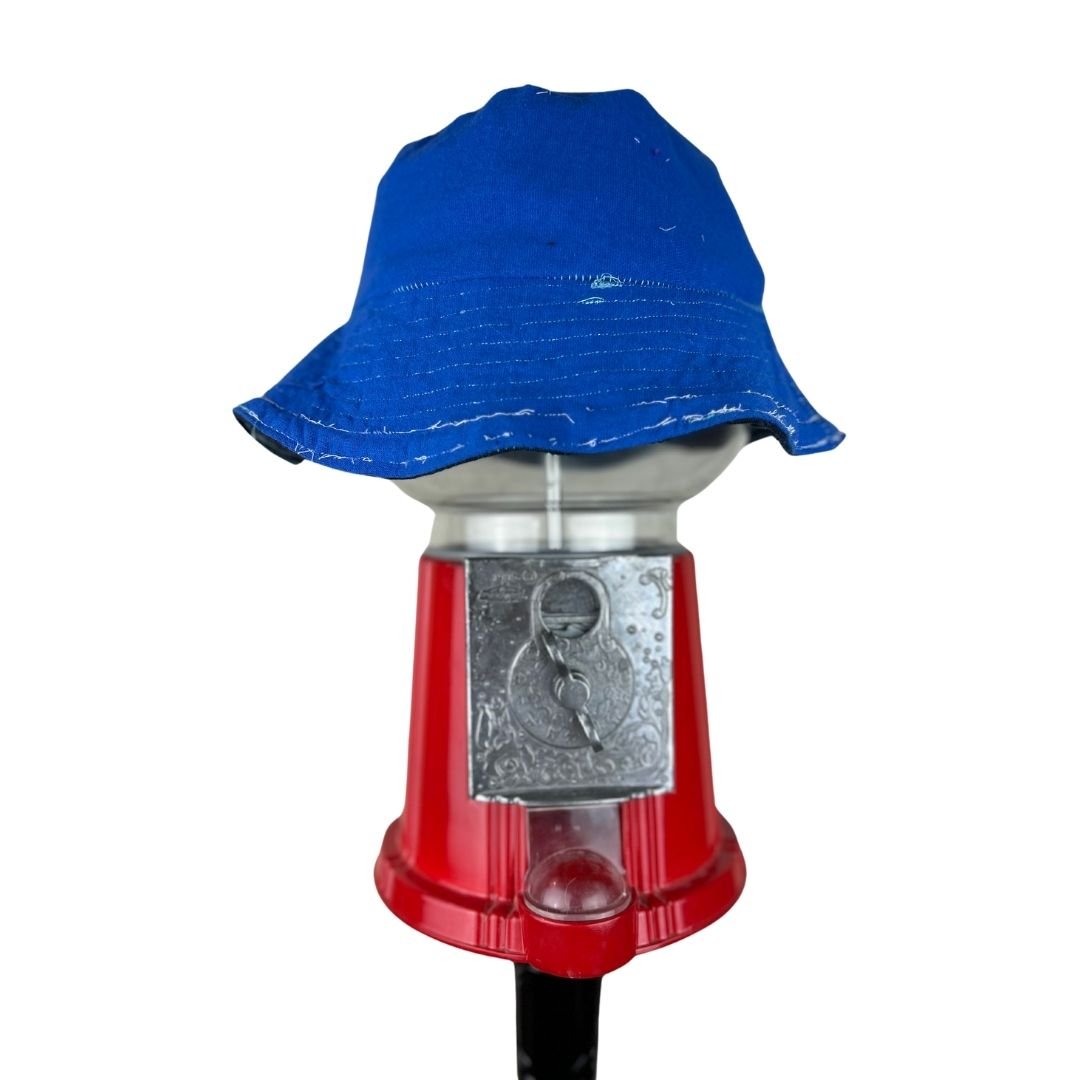 Blue Checkered Reversible Bucket Hat - The Modern Alien