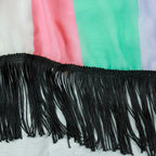 Boho Chic Striped Kimono – Handmade with Fringe - The Modern Alien