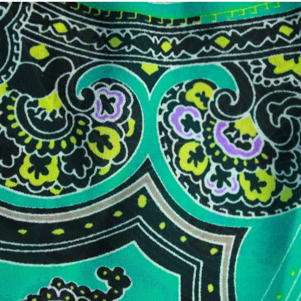 Boho Paisley Sheer Duster – Handmade from a Scarf - The Modern Alien