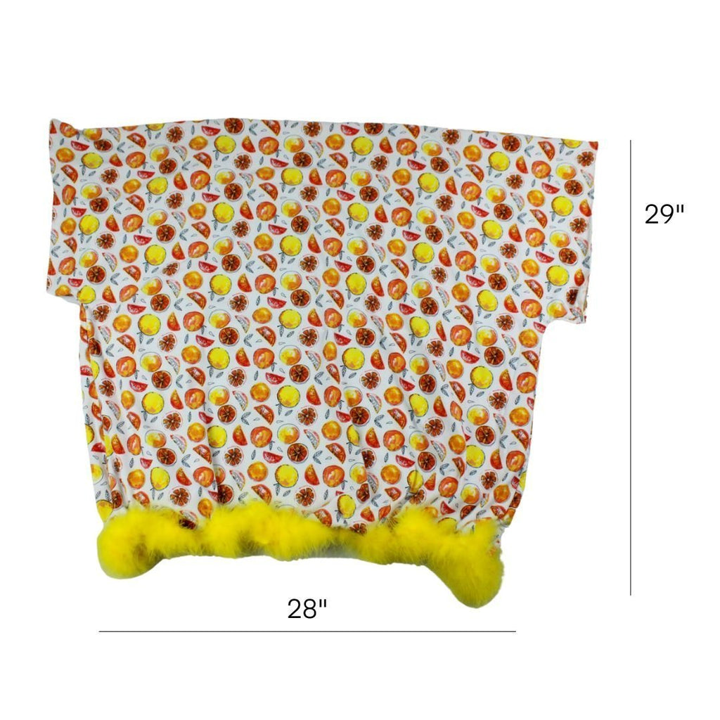 Citrus Bliss Kimono – Handmade & Upcycled - The Modern Alien