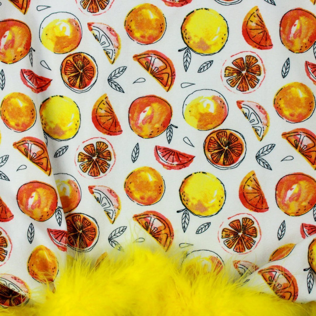 Citrus Bliss Kimono – Handmade & Upcycled - The Modern Alien