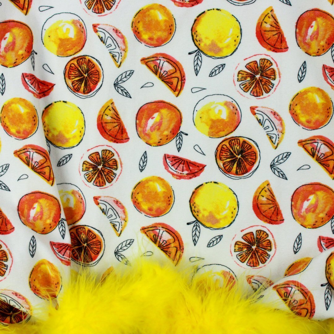 Citrus Bliss Kimono – Handmade & Upcycled - The Modern Alien