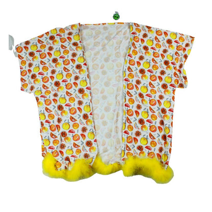 Citrus Bliss Kimono – Handmade & Upcycled - The Modern Alien