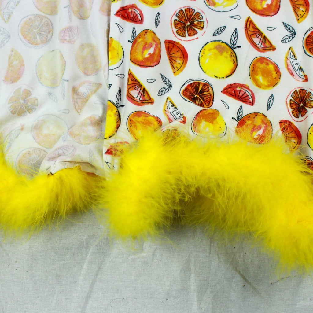 Citrus Bliss Kimono – Handmade & Upcycled - The Modern Alien