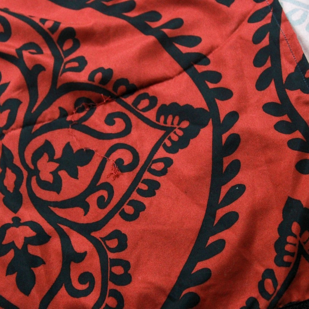 Crimson Noir Kimono – Handmade & Upcycled - The Modern Alien