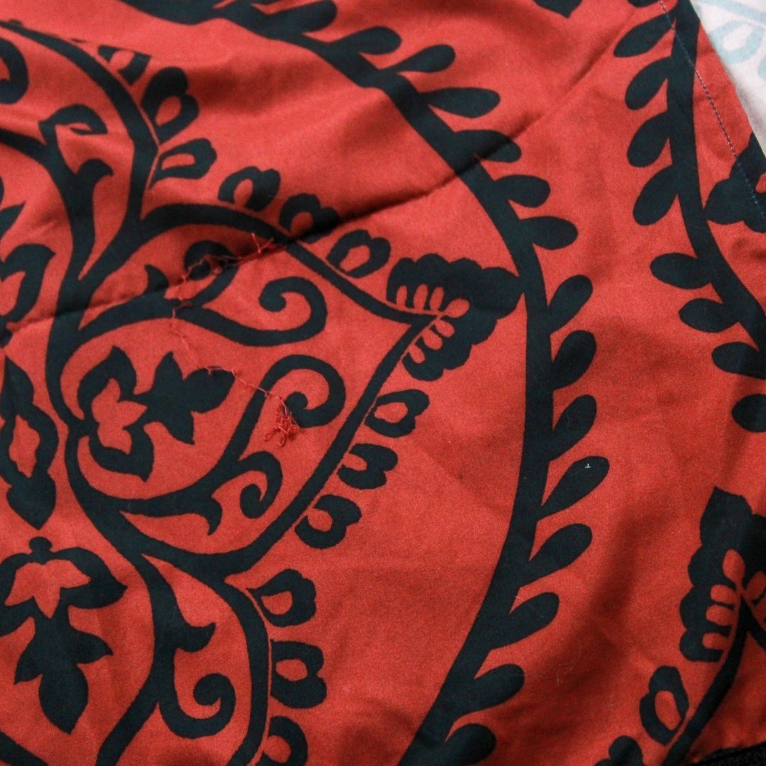 Crimson Noir Kimono – Handmade & Upcycled - The Modern Alien