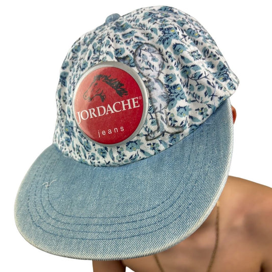 Floral Jordache Denim Hat – Reworked Vintage - The Modern Alien