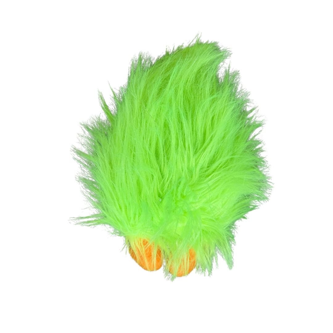 Furry Green Troll Rave Buddy - The Modern Alien
