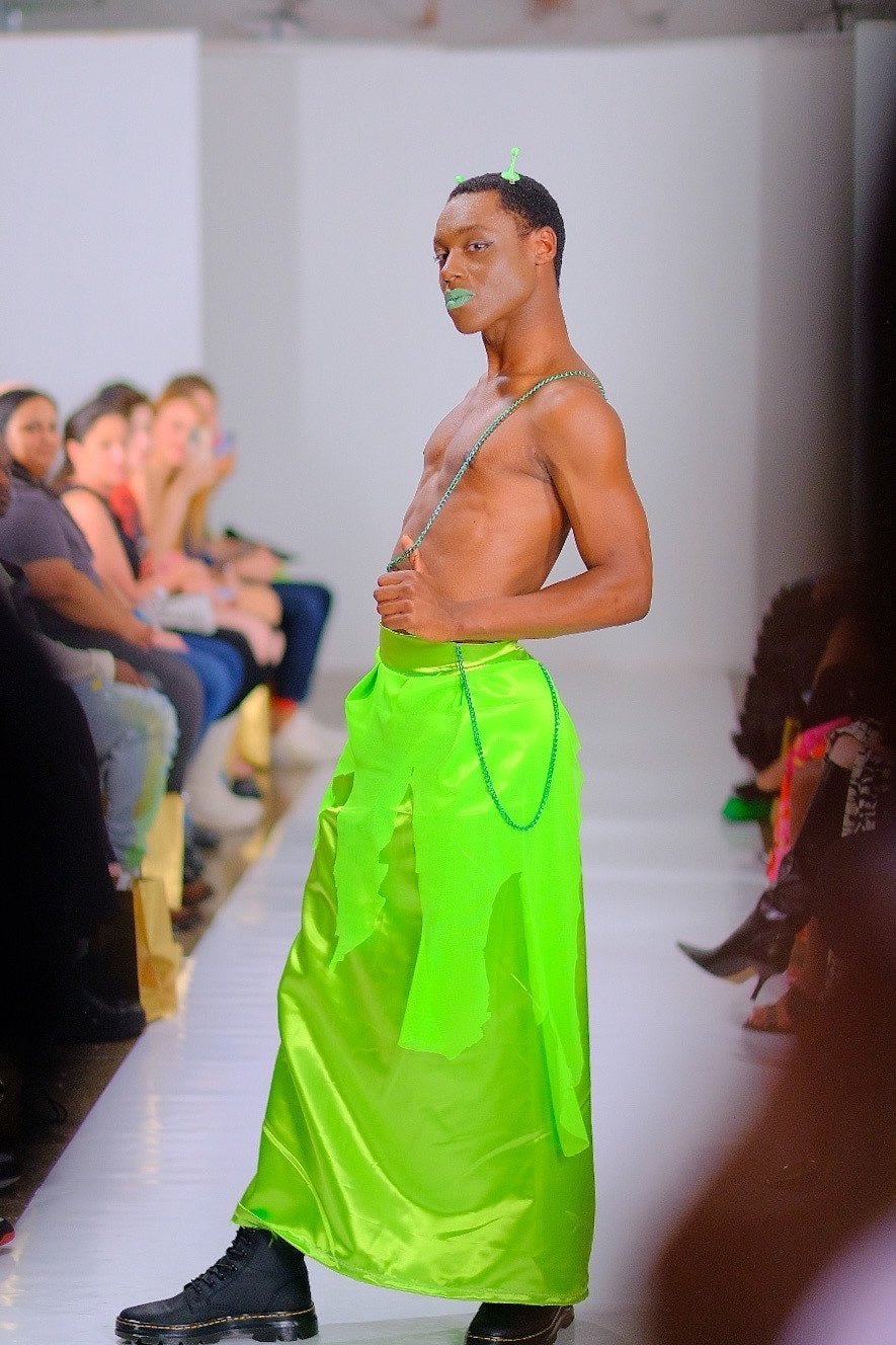 Futuristic A - Line Skirt – Handmade & Upcycled - The Modern Alien