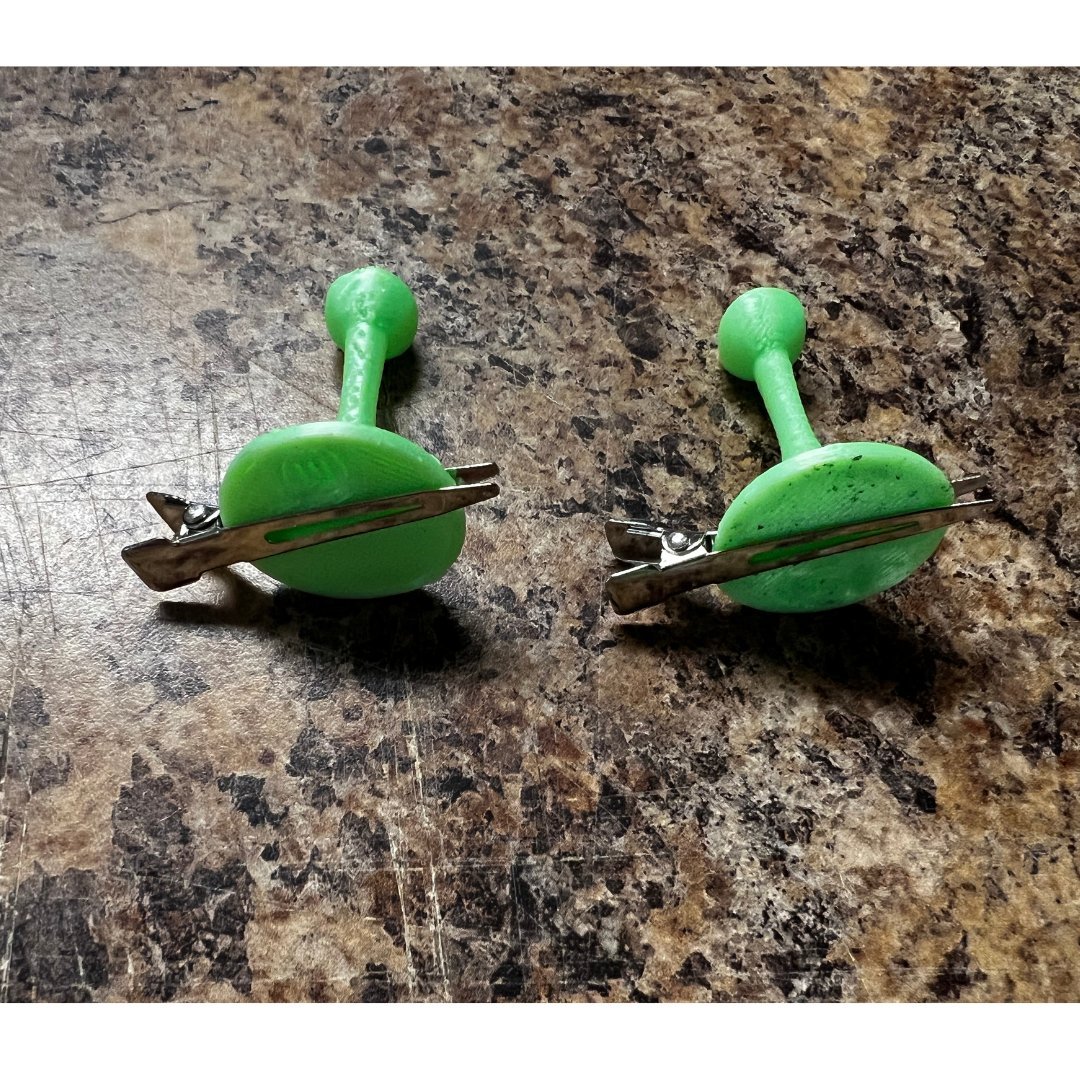 Glow - in - the - Dark Alien Antennas – 3D Printed Statement Accessory - The Modern Alien