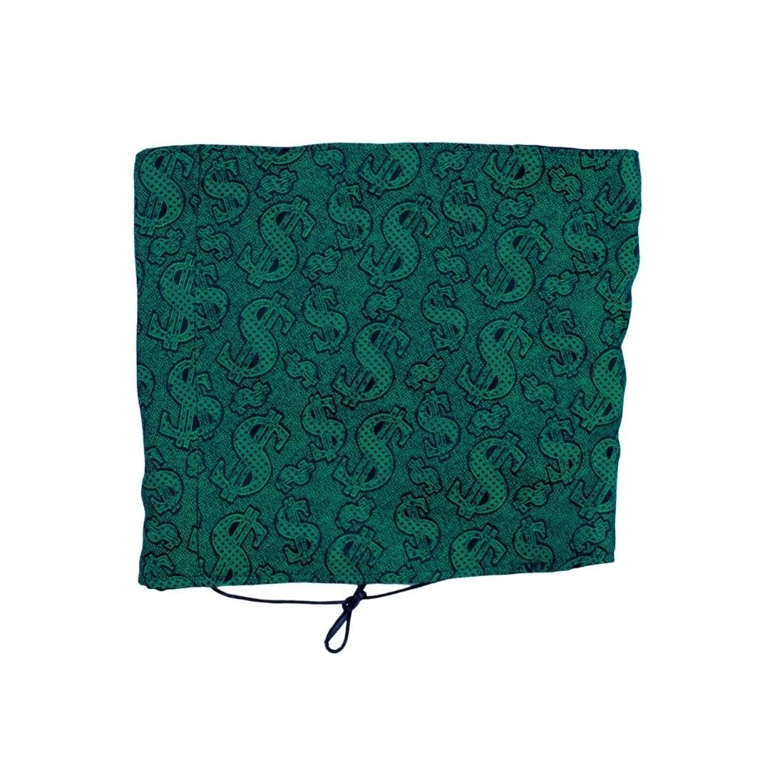 Green Pimp Money 2 - Piece Set – Tube Top & Fringe Mini Skirt - The Modern Alien