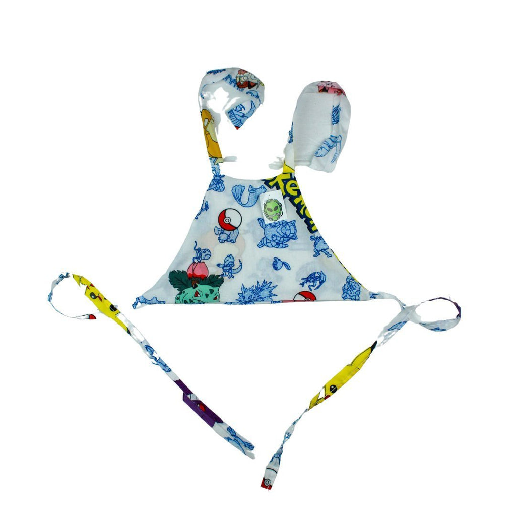 Halter Crop Top – Handmade from Upcycled Bedsheet - The Modern Alien