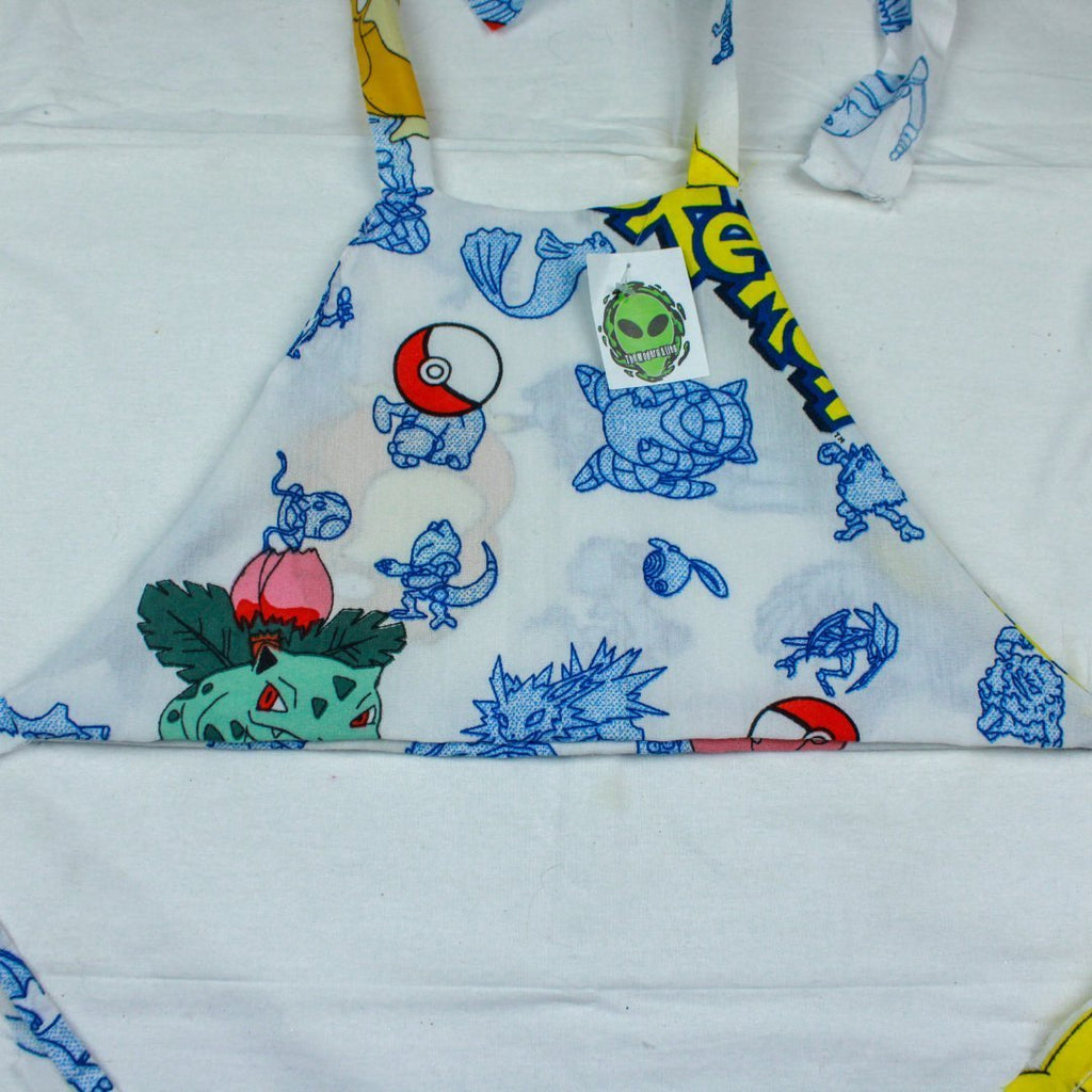 Halter Crop Top – Handmade from Upcycled Bedsheet - The Modern Alien