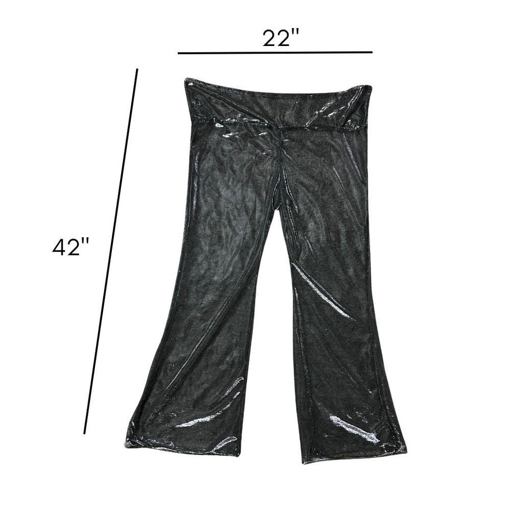Holographic Sheer Pants – Handmade & Upcycled - The Modern Alien