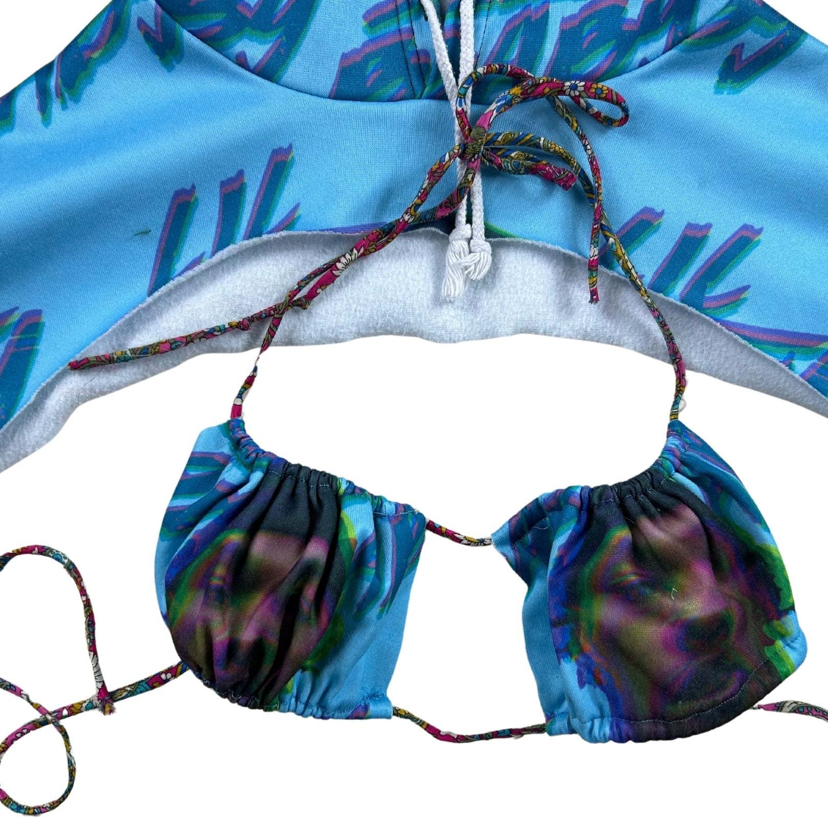 Lil Trippy Nanny 3 - Piece Set – Handmade from a Hoodie - The Modern Alien