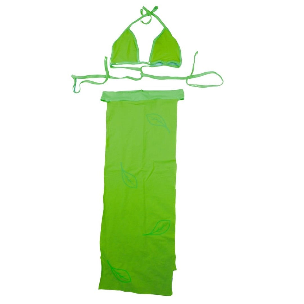 Neon Green Mother Nature 3 - Piece Outfit – Handmade & Upcycled - The Modern Alien