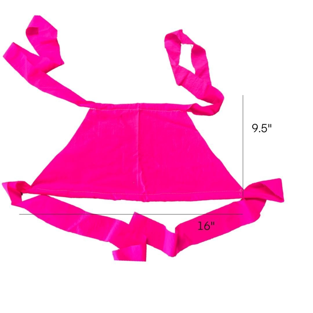 Neon Pink Halter Top – Handmade from Fabric Scraps - The Modern Alien