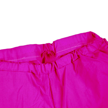 Neon Pink Shorts – Handmade from Thrifted Fabric - The Modern Alien