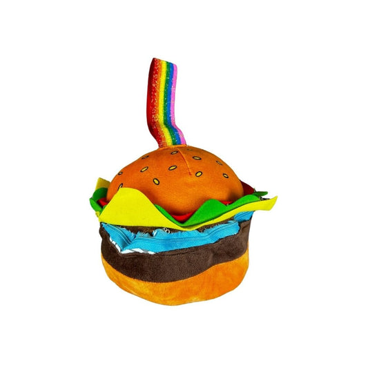 Rainbow Hamburger Wristlet - The Modern Alien