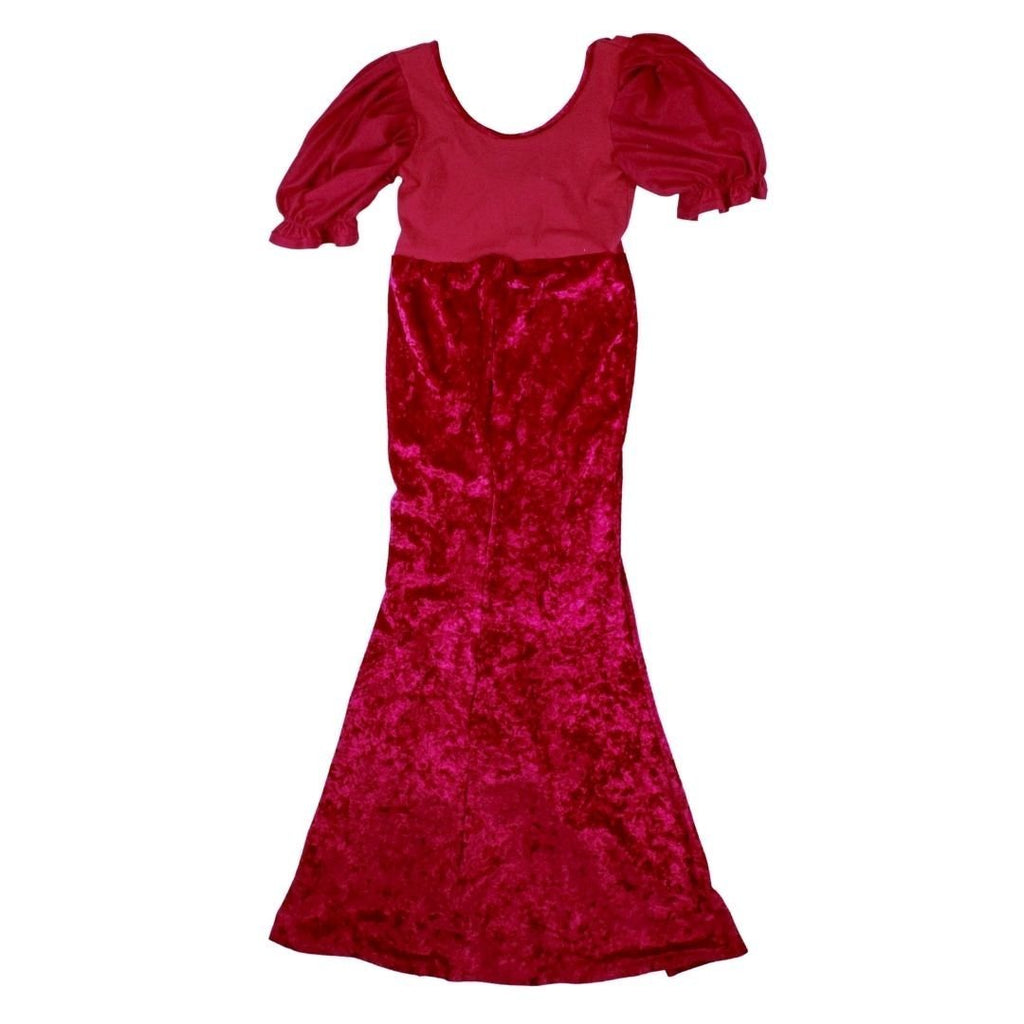 Red Devil Milkmaid Set with Bonnet – Handmade & Upcycled - The Modern Alien