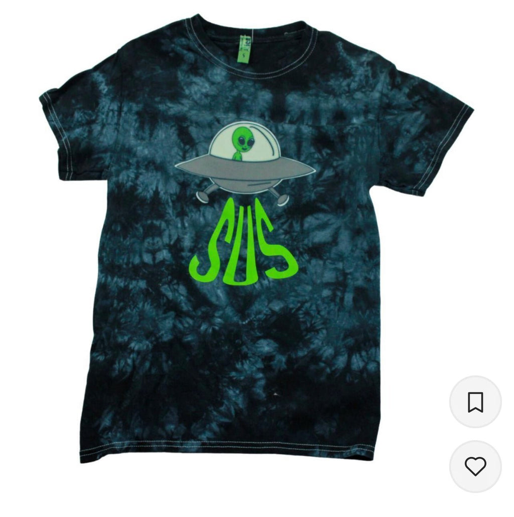 "SUS" Alien Graphic T-Shirt – Retro Sci - Fi Streetwear - The Modern Alien