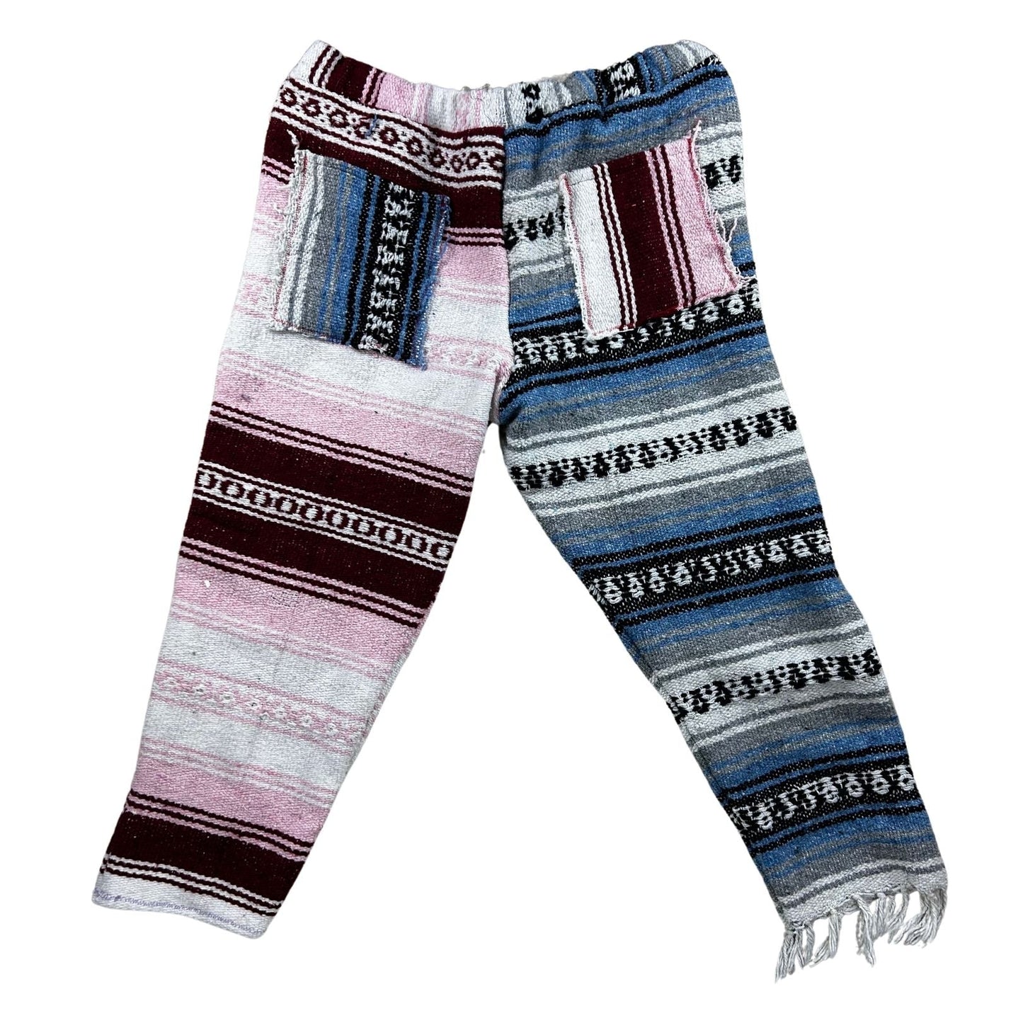 Two Tone Mexican Blanket Cargo Pants - The Modern Alien