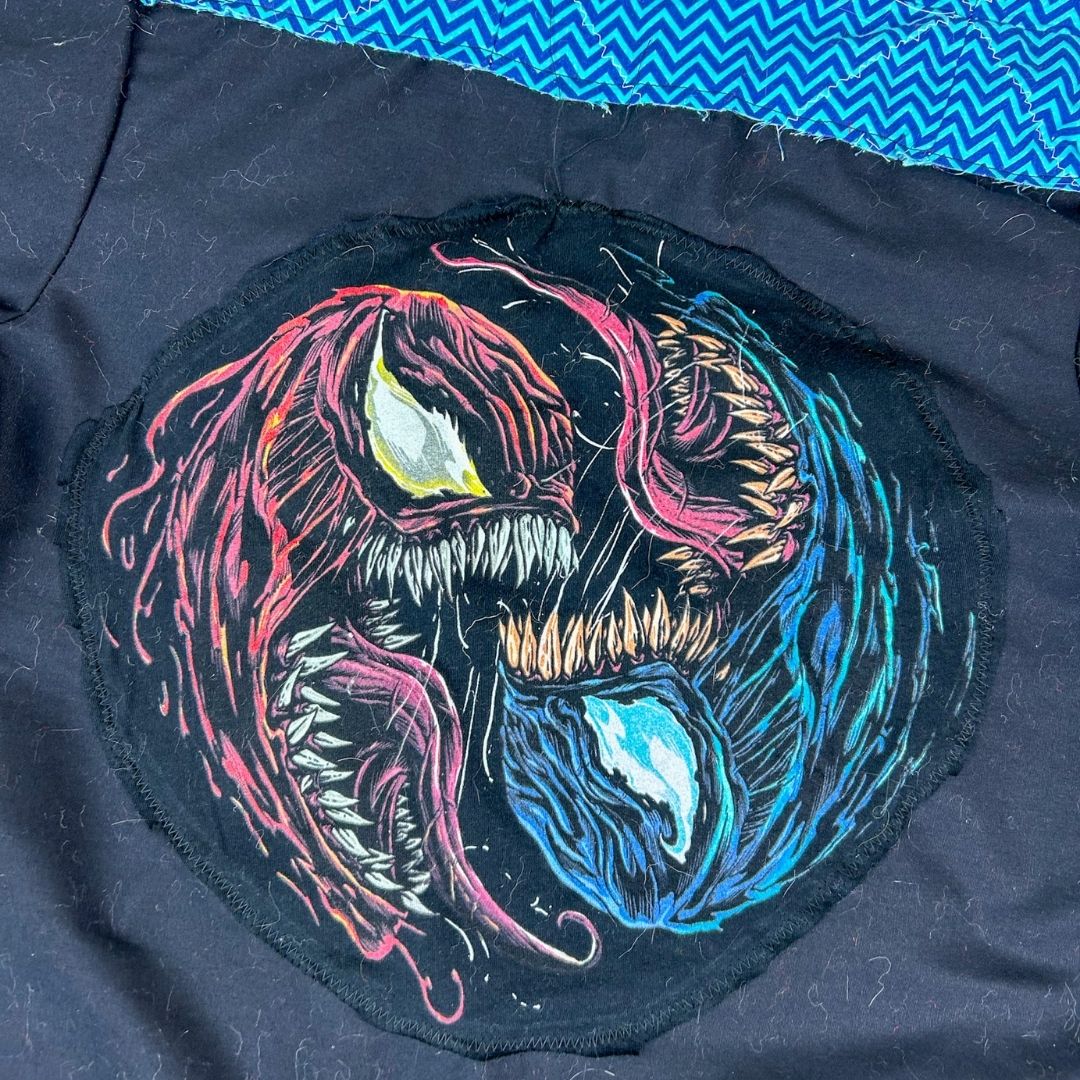 Venom & Carnage Reworked Button - Up – Handmade & Upcycled - The Modern Alien